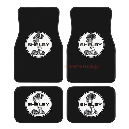 Shelby 4PCS Crystal Velvet Car Floor Mats Set of Four Anti Fouling Car Mats Carpet Anti Slip Car Floor Mats