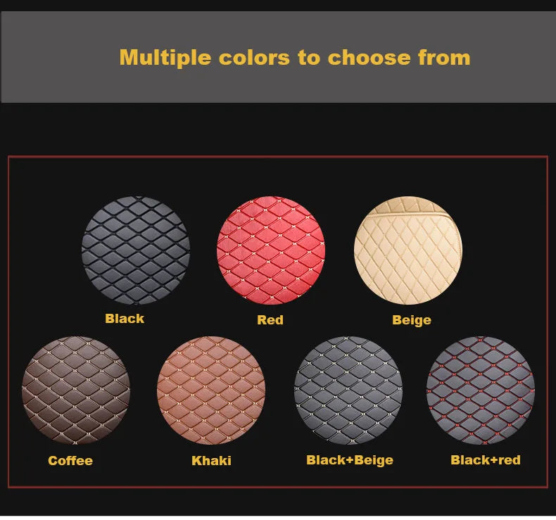 5 pcs Waterproof Leather Car Floor Mats Universal Auto Foot Pad Protector Automobile Interior Carpet Car Accessories Interior