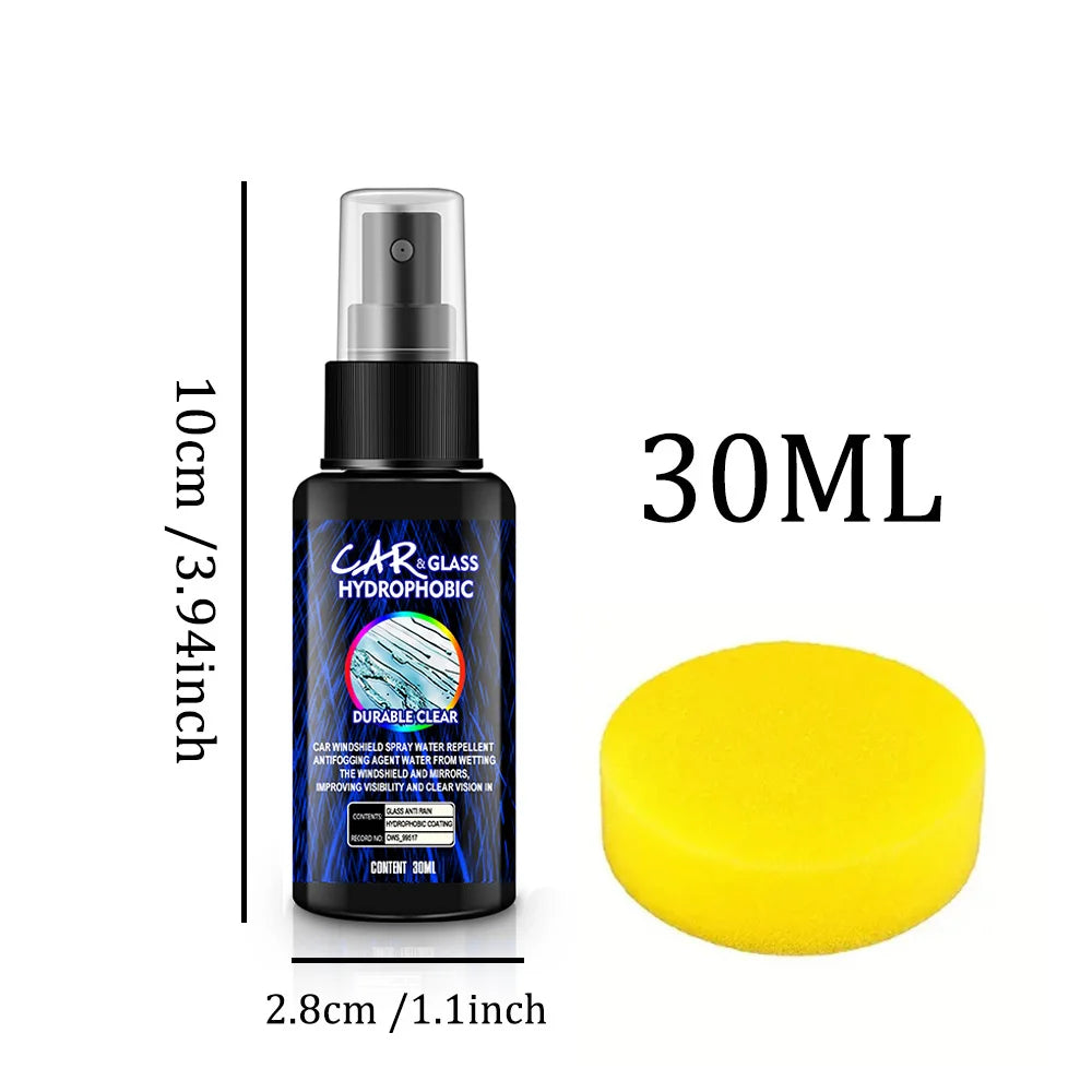 Water Repellent Spray Anti Rain Coating For Cars Glass Hydrophobic Anti-rain Car Liquid Windshield Mirror Mask Auto Polish Kit