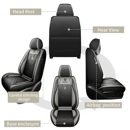New upgraded car seat cushion, new fully enclosed car seat cover, all season universal small car seat cover, leather seat cover