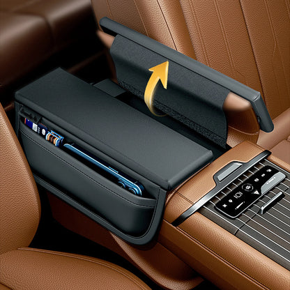 Car Armrest Cover  Auto Center Console Cover Universal Automobile Accessories Protector  Arm Rest Cushion Mat PU leather