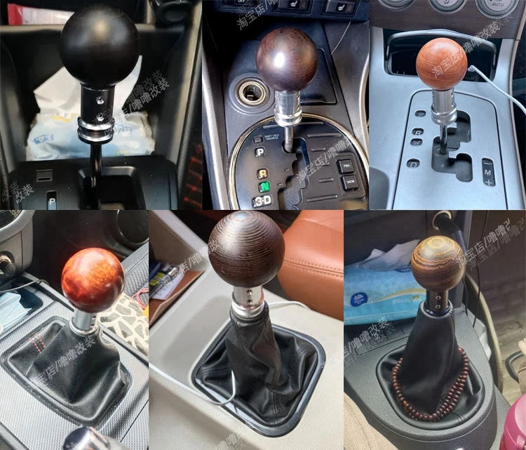 Car manual gear shift knob wooden head  universal gear shift knob wood gear shift knob/ gear knob shift knob