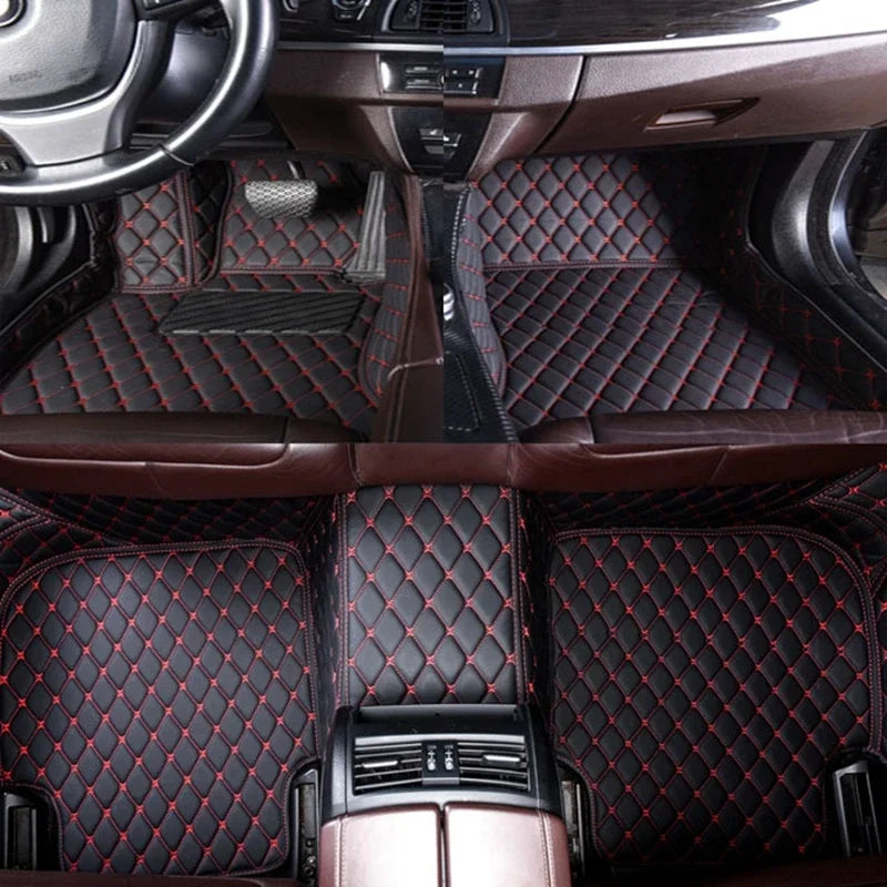 Custom Car Floor Mats For Jeep Renegade 2016 2017 2018 Anti-slip Wear Car Floor Mats Artificial Leather Interior Accessories