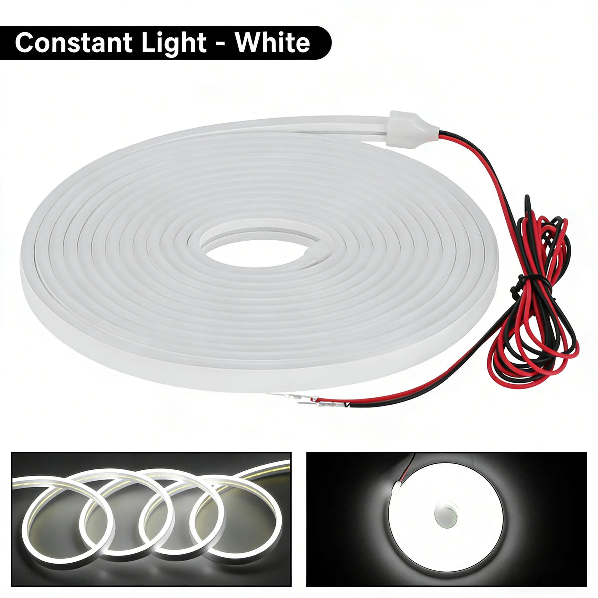 12V Car Trunk LED Strip High-Brightness 2/4M Interior Decoration Wiring Automatic Sensing Tailgate Light Strip Easy Installation