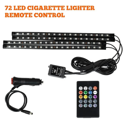 RGB Car Underglow Strip Lights with App Control Waterproof Strip Lights for Cart Boat Decoration LED Exterior Lights Strip DC12V