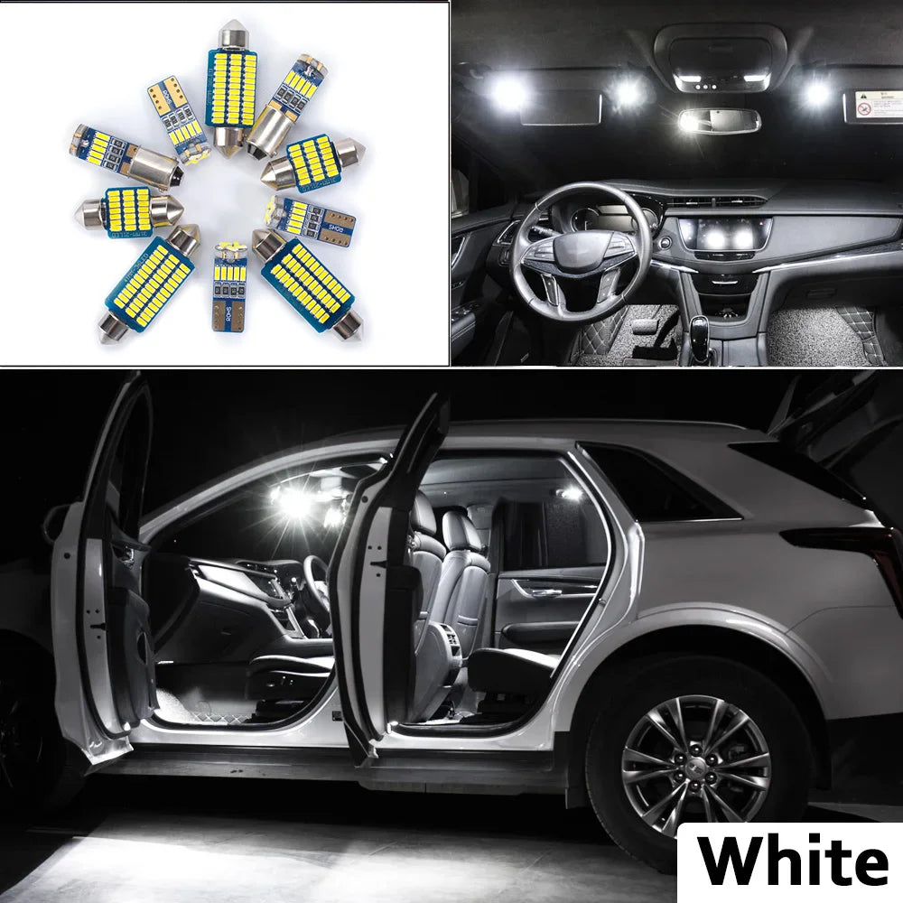 13Pcs LED Interior Dome Trunk Light Kit Canbus For Chevrolet Chevy Orlando 2011 2012 2013 2014 2015 2016 2017 Car Reading Bulbs