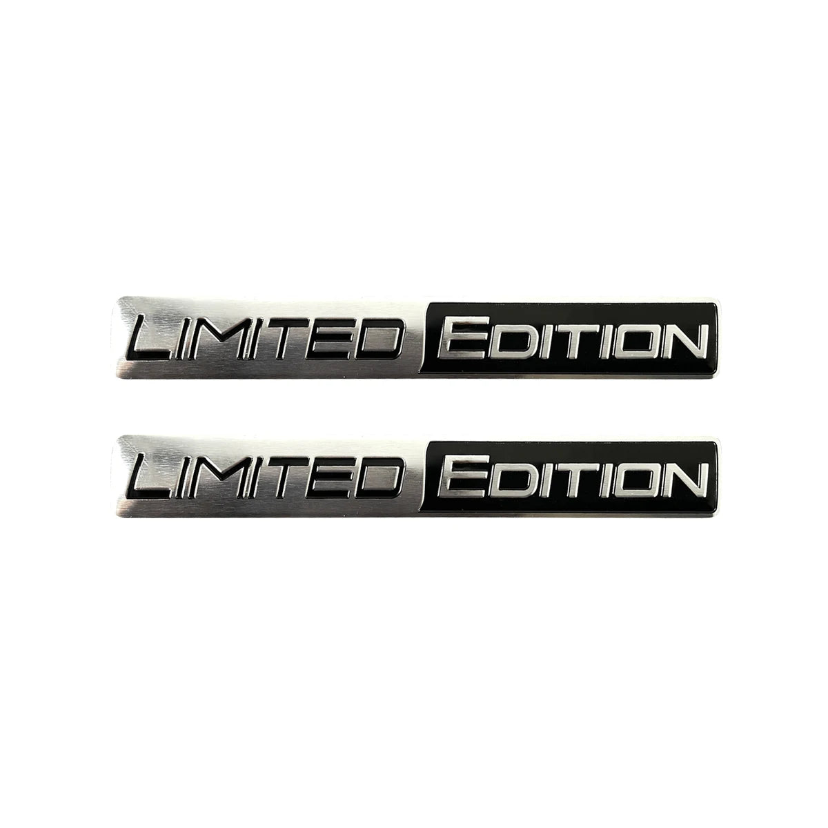 1 Pair 3D Aluminum Car Stickers Emblem Limited Edition Styling Badge Decals Auto Door Bumper Trunk Body Side Decor Accessories