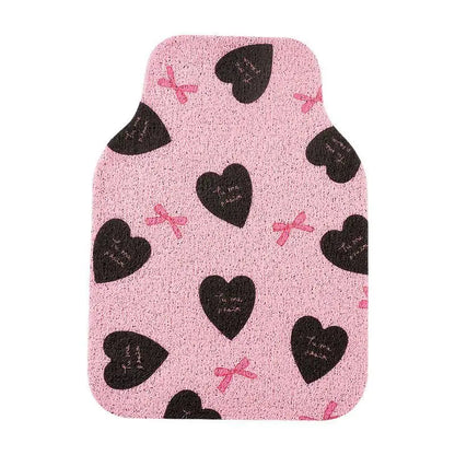 Universal Car Floor Mats Cute Women Driver Side Auto Foot Pad Non Slip Durable Carpet
