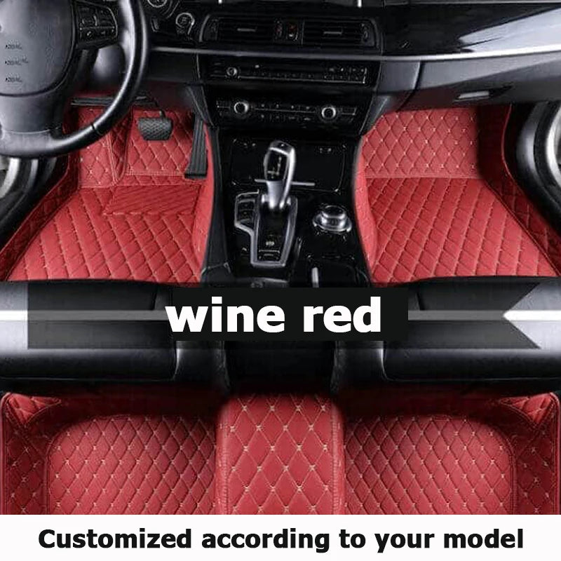 Car Floor Mats For Dacia Duster Renault Duster HM 2021~2022 Waterproof Ptotective Pads Car Mats Full Set Car Accessories
