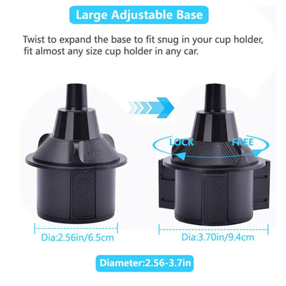 Car Cup Phone Holder Mobile Phone Stand in Car Phone Holder Stand for iPhone 13 12 Pro Max Xiaomi Huawei Phone Rotatable Stand