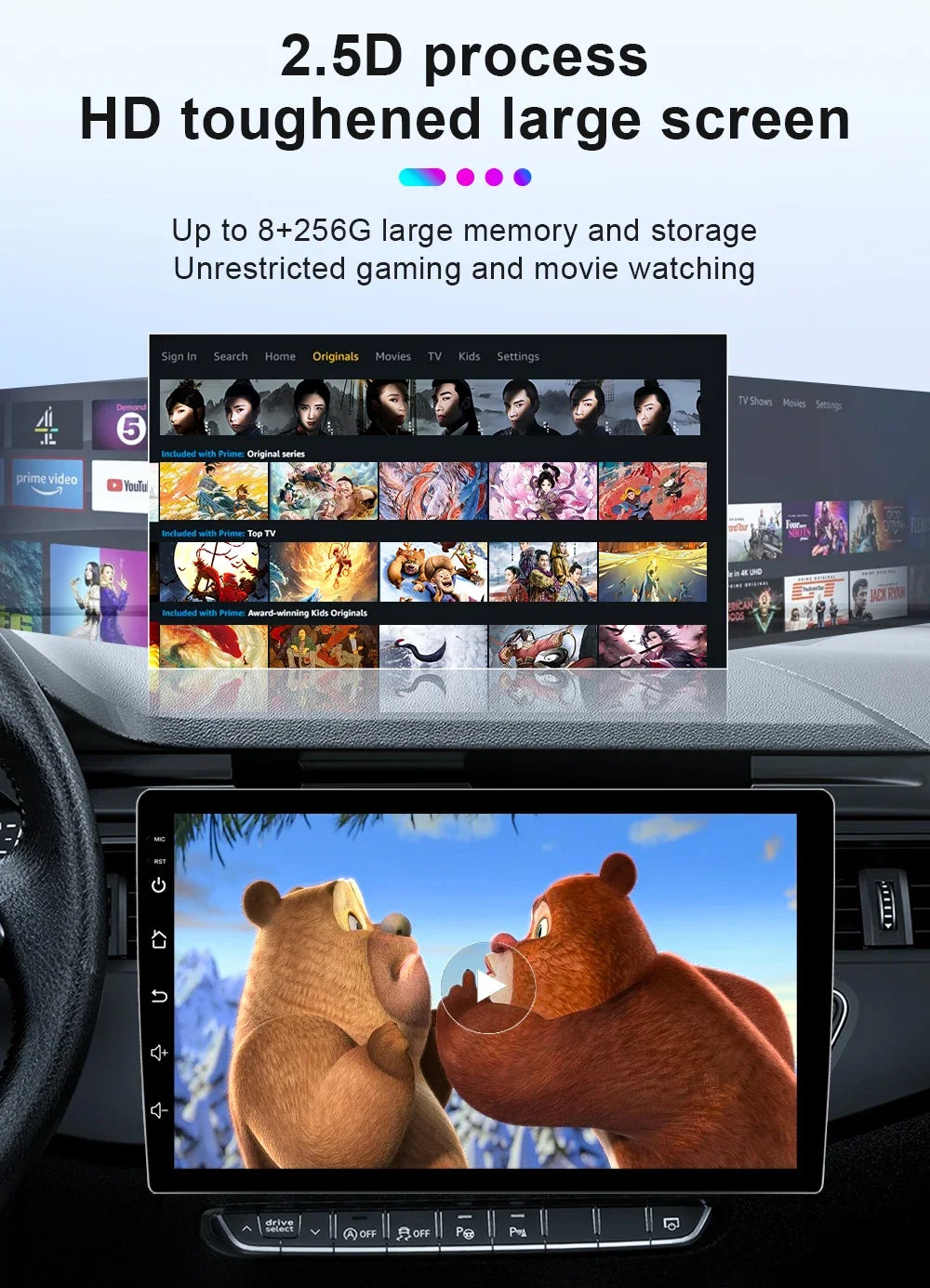 Android 7 "9" 10 "universal 2K Dvd Stereo Car Radio Carplay Auto Bluetooth 4g For Volkswagen Nissan Hyundai Toyota Honda