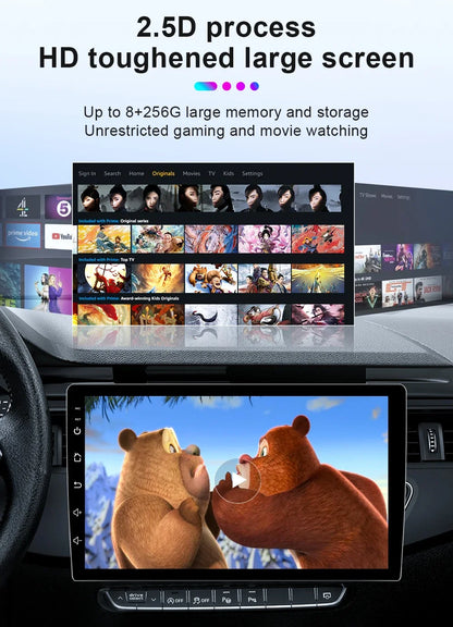 Android 7 "9" 10 "universal 2K Dvd Stereo Car Radio Carplay Auto Bluetooth 4g For Volkswagen Nissan Hyundai Toyota Honda