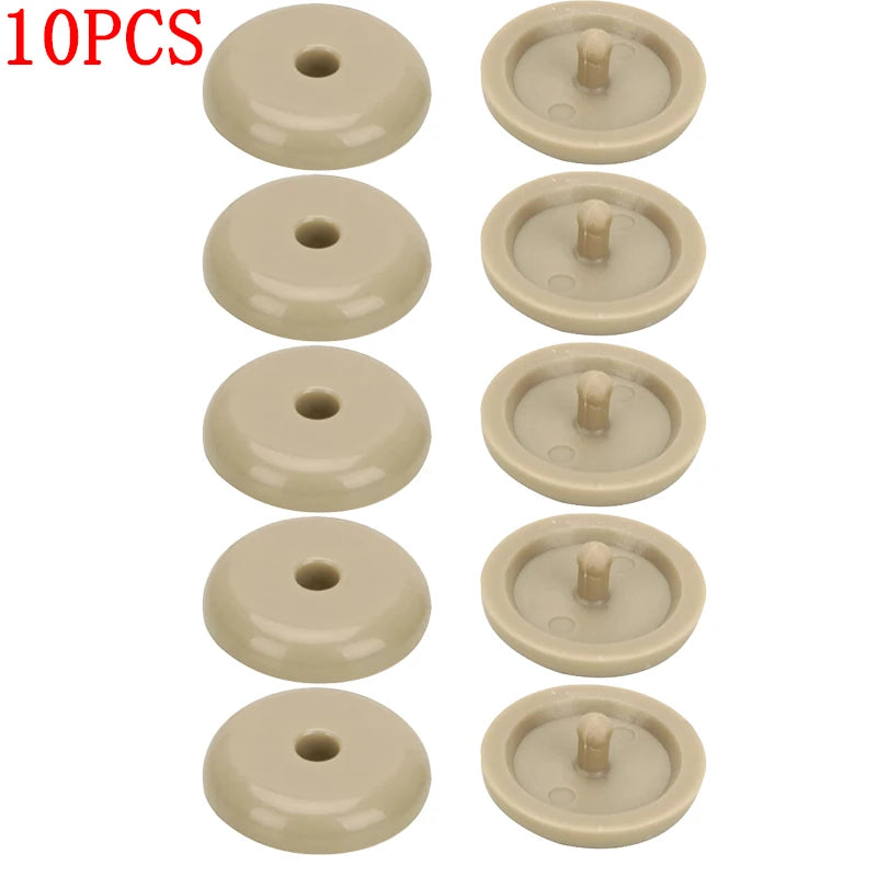 2-20Pcs Car Safety Seat Belt Limit Buckle Clip Retainer Seatbelts Stop Button Auto Interior Accessories Black Gray Beige 3 Color