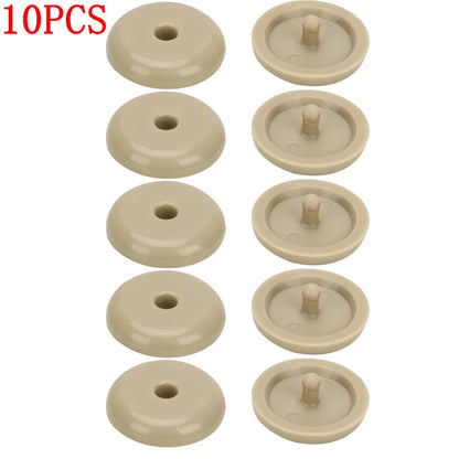 2-20Pcs Car Safety Seat Belt Limit Buckle Clip Retainer Seatbelts Stop Button Auto Interior Accessories Black Gray Beige 3 Color