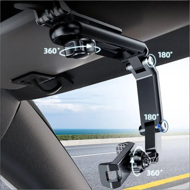 [New] Car Phone Holder, Sun Visor Universal Car Holder, Direct-view Car Multi-functional Phone Holder