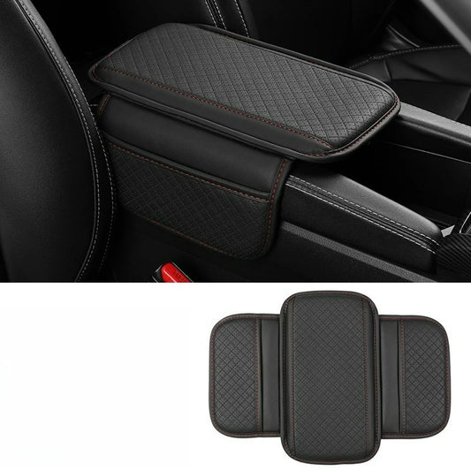 Car Armrest Cushion Universal Wear Resistant Center Console Cover with Storage Pocket  Auto Arm Rest Pad Protector Fit Most Cars