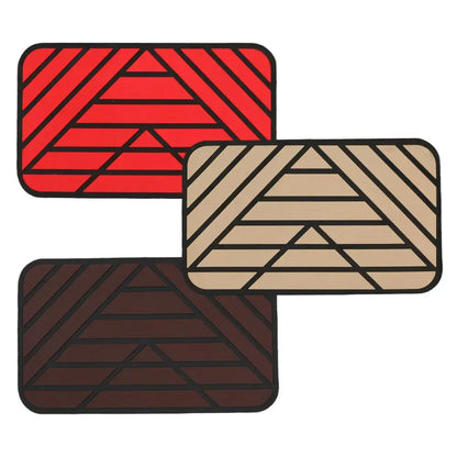 Car Main Driver Heel Pad Auto Brake Foot Pedal Floor Mat Anti-slip Wear-resistant PVC Footrest Plate Heel Pad For Car Driving