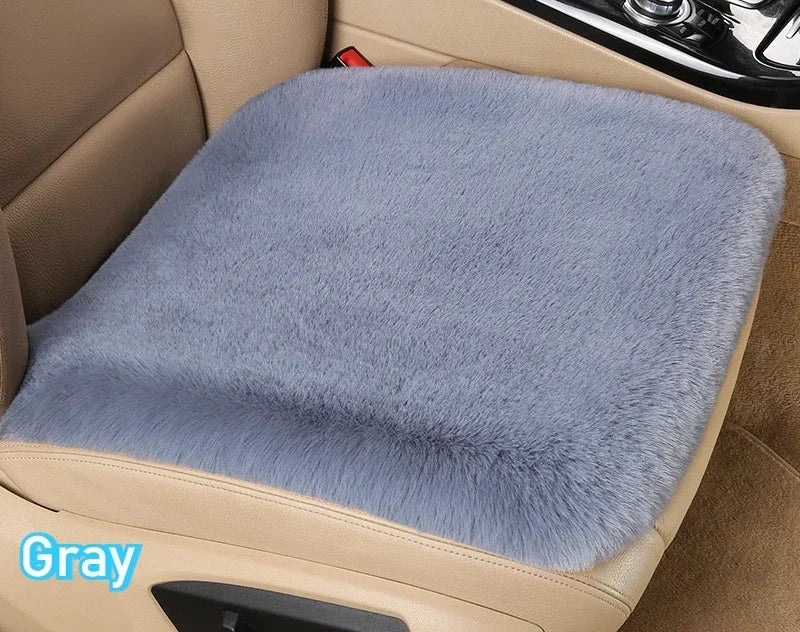 Winter plush car seat cover general purpose long wool fur car seat cover car seat protection cushion car parts seat cushion