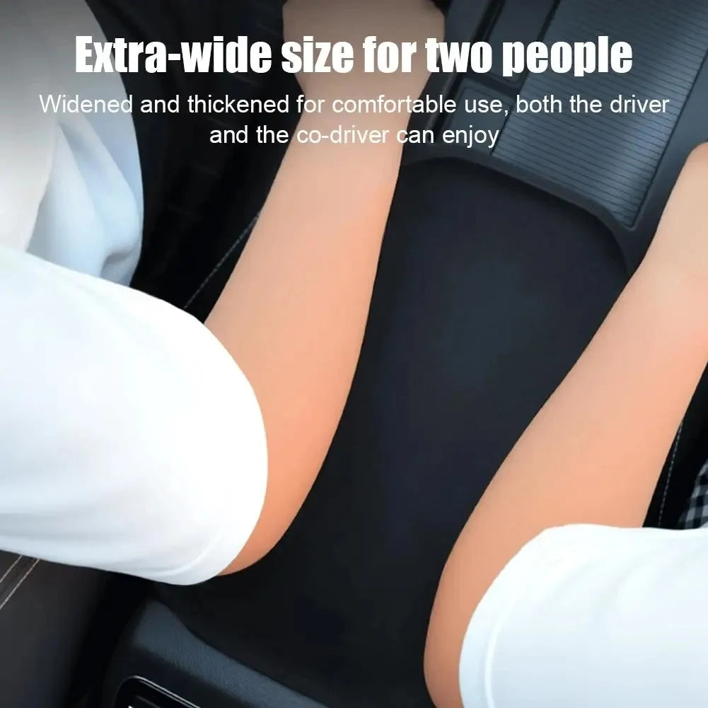 1/2pcs Car Armrest Box Pad Plush Car Center Console Protection Pad Soft And Comfortable Universal