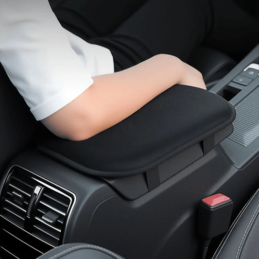 Car Armrest Cushion Booster Pad, Soft Heightening Support, Comfortable Universal Console Armrest Cover