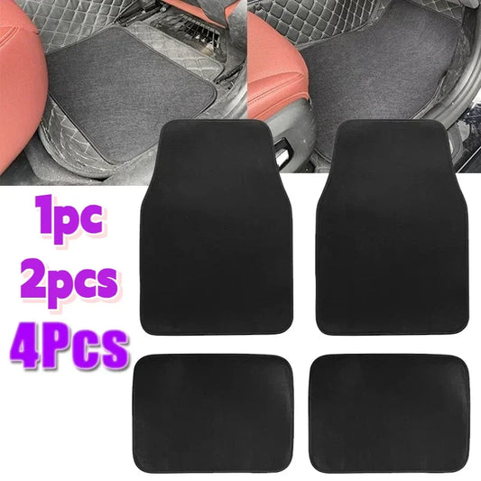Universal Car Floor Mat Front & Rear Automotive Carpet Floor Mats For Auto SUV Sedans Vans Accessories Dirt and Wear-resistant