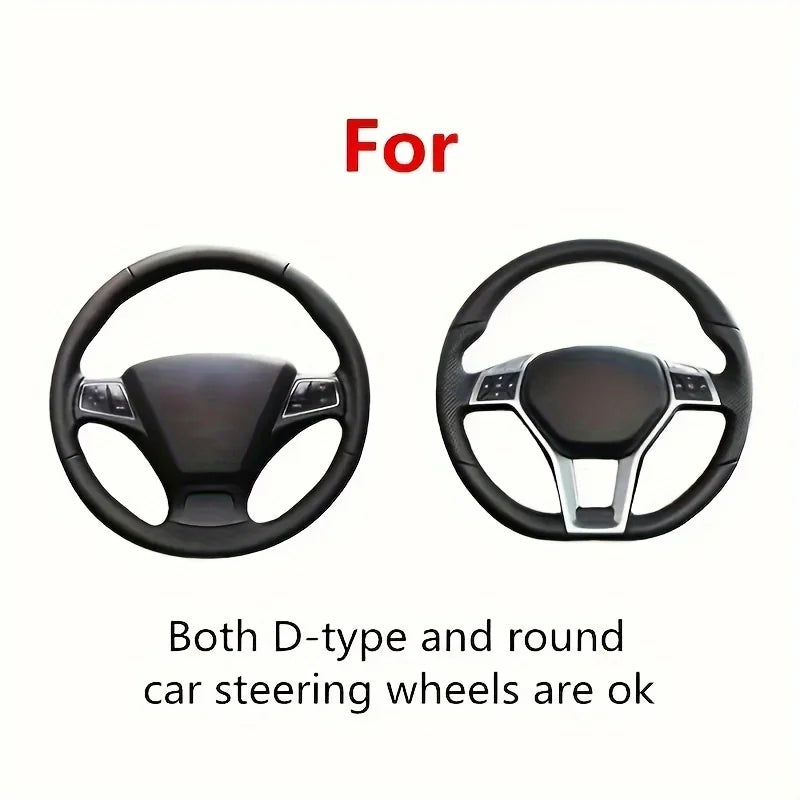 Summer Silicone Car Steering Wheel Cover, Non-Slip Universal Fit for Most Vehicles, Anti-Sweat Driving Accessory