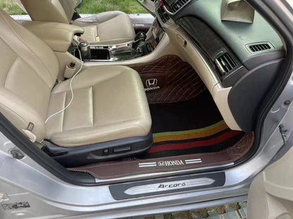 Customized car floor mats for Audi A7  Q5 A3 Q2L  Customized package door sill LOGO car floor mats accessories interior details