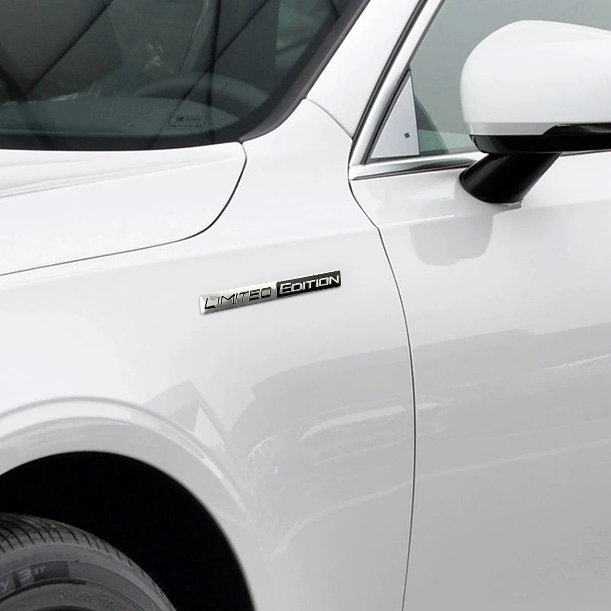 1 Pair 3D Aluminum Car Stickers Emblem Limited Edition Styling Badge Decals Auto Door Bumper Trunk Body Side Decor Accessories