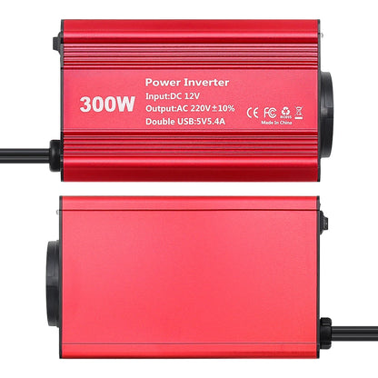 300W 150W Car Inverter Converter DC12V to AC 220V Voltage Transfer Converter Charging Adapter EU Socket Fast Charging PD65W USB