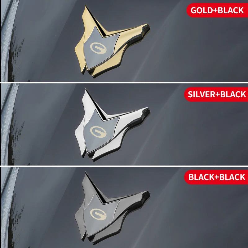 Car Sticker Shield Styling Emblems Logo Decals For Trumpchi GAC GS4 GS3 GS8 M8 AION Y Plus Emkoo E9 Auto Decoration Accessories