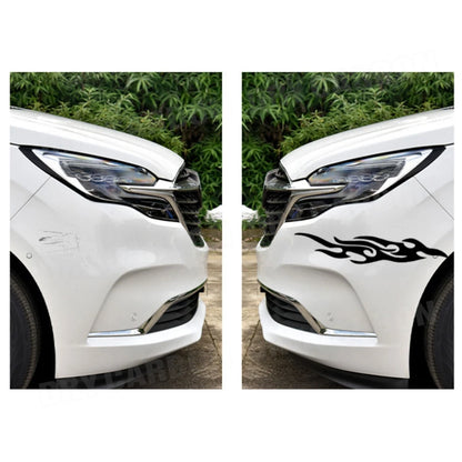 Car Sticker Personalized Garland Decoration Front Bumper Stickers Emblem Badge Decal Auto Automobile Bonnet Stickers 2Pcs/set