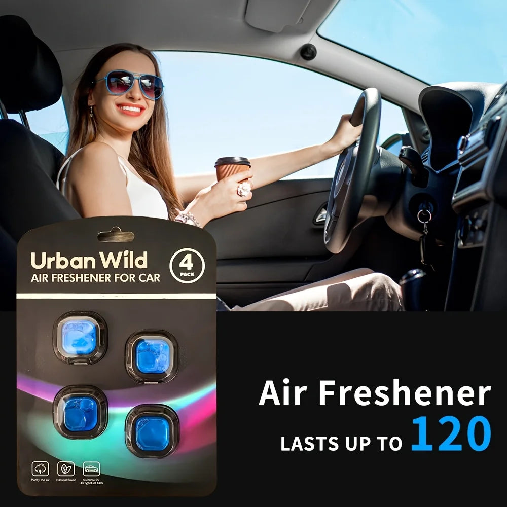 Kit 4 Aromatizantes Automotivos – Aromas Variados