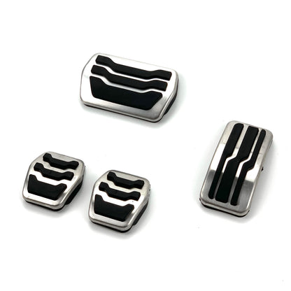 Car-styling Stainless steel Car Pedal Pads Cover MT AT case for Ford Focus 2 mk2 focus 3 mk3