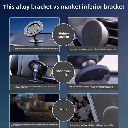 Magnetic Car Phone Holder (Stand-on Style) Magnetic Car Phone Holder (Air Vent) Car Air Vent Clip Cellphone Mount