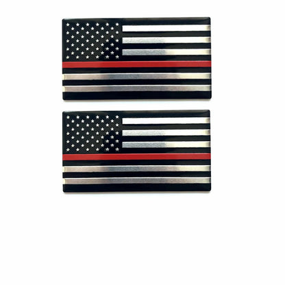 2pcs USA Emblems National flagCar Sticker Car Trunk Metal Emblem Badge Decal Sticker For Cars Motorcycles Bikes