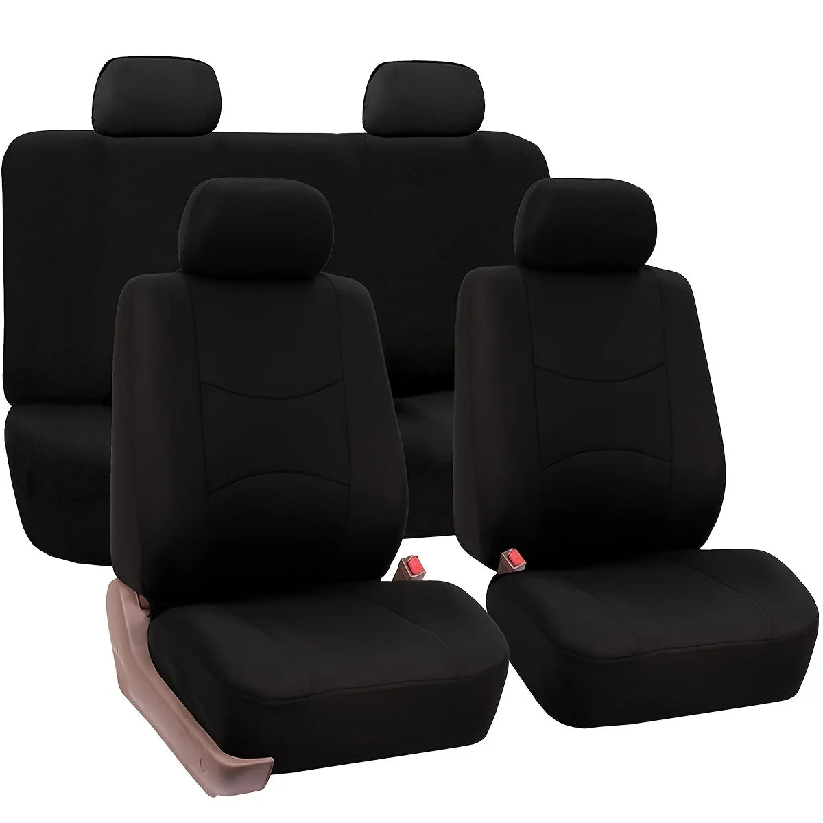 5seats universal car seat cover with interior cushion - suitable for cars trucks and SUVs - durable waterproof and easy to clean