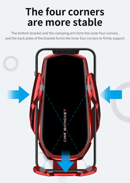 Magnetic Car Phone Holder For Hyundai Accent Solaris 2016 2017 2018 2019 2020 15W Wireless Charging Car Phone Holder Magsafe