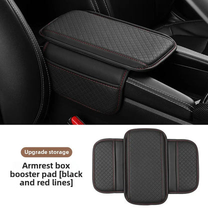 Car Armrest Cushion Universal Wear Resistant Center Console Cover with Storage Pocket  Auto Arm Rest Pad Protector Fit Most Cars