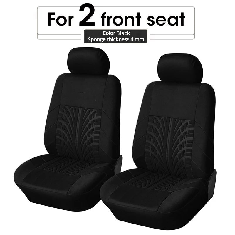 2Pieces Front Car Seat Cover Universal Auto Seat Protector
