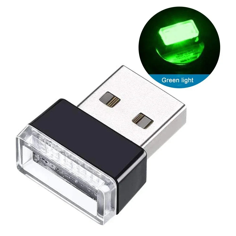 Mini USB LED Car Light - Auto Interior USB Atmosphere Light, Plug and Play Decor Lamp, Emergency Lighting, Stonego USB Lamp