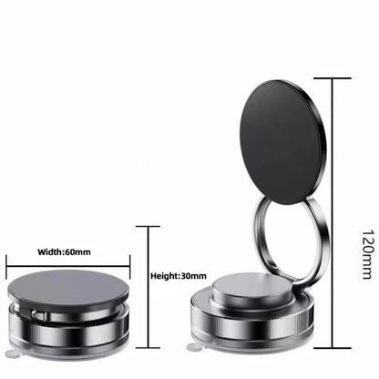 Magnetic Phone Holder for Car 360° Rotatable Foldable & Adjustable Magnetic Car Mount, Suction Cup Phone Holder for Car/Mirror