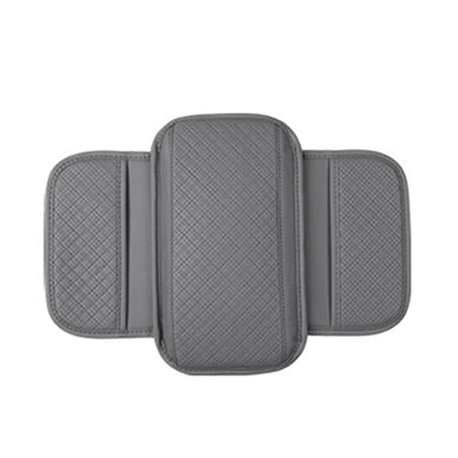 Universal Auto Armrest Pad PU Leather Durable Center Console Cushion with Storage Pocket Waterproof Car Armrest Cover Vehicle