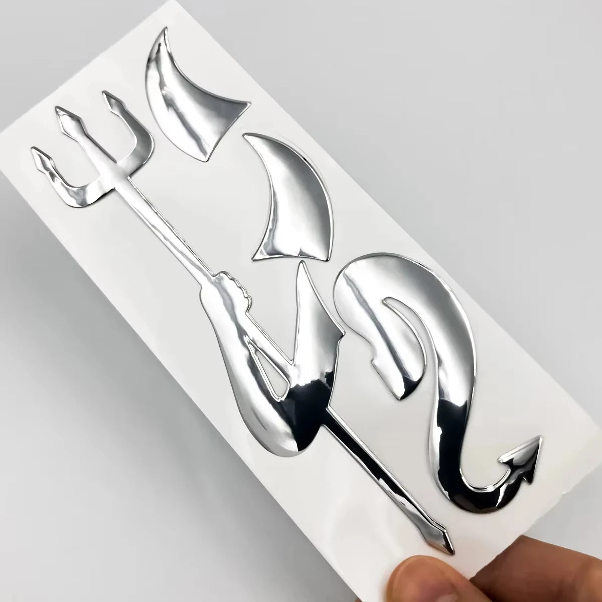 personality Car Sticker Funny Fashion 3D Little Devil Demon Styling Universal Auto Emblem Logo PVC Decals Decoration DIY Accesso
