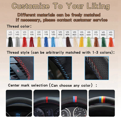 Custom Steering Wheel Cover Carbon Fiber Genuine Leather 100% Fit For Nissan Tiida 2004-2010 Versa 2007-2011 Sylphy 2006-2011