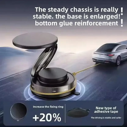 Magnetic Phone Holder for Car 360° Rotatable Foldable & Adjustable Magnetic Car Mount ,Suction Cup Phone Holder for Car/Mirror