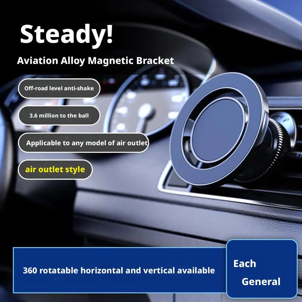 Magnetic Car Phone Holder (Stand-on Style) Magnetic Car Phone Holder (Air Vent) Car Air Vent Clip Cellphone Mount