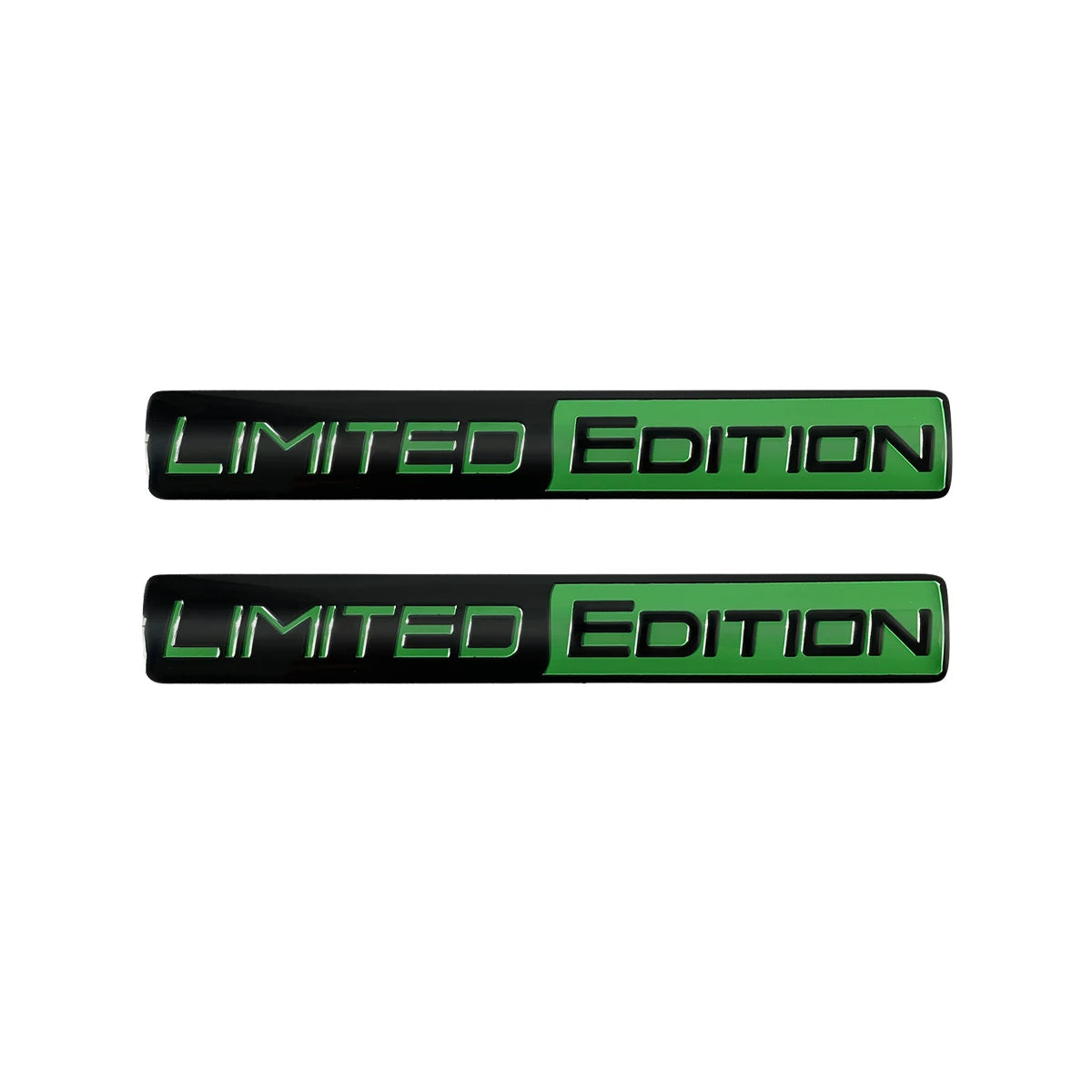 1 Pair 3D Aluminum Car Stickers Emblem Limited Edition Styling Badge Decals Auto Door Bumper Trunk Body Side Decor Accessories
