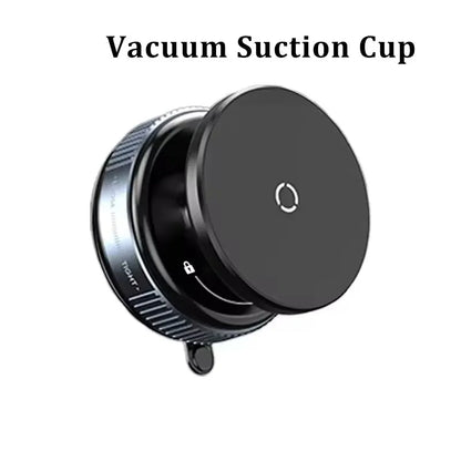 Vacuum Magnetic Car Phone Holder 360 ° Adjustable Suction Cup Holder Magnetic Car Phone Holder Pocket Sized Foldable Car Holder