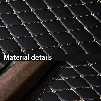 5 PCS PU Leather Car Floor Mats Waterproof and Dustproof Car Floor Mats Set Protective Mats Fashionable Car Interior Accessories