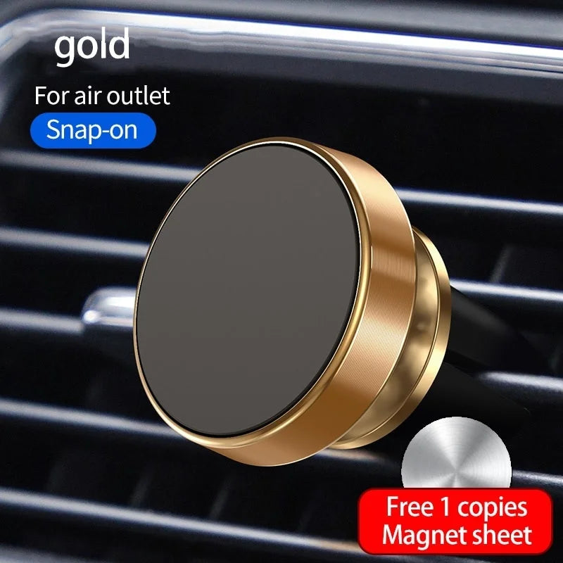 Car Phone Holder Magnetic Phone Mount Holder Mobile Phone Support GPS Magnet Holder Stand Air Vent Car Phone Holder